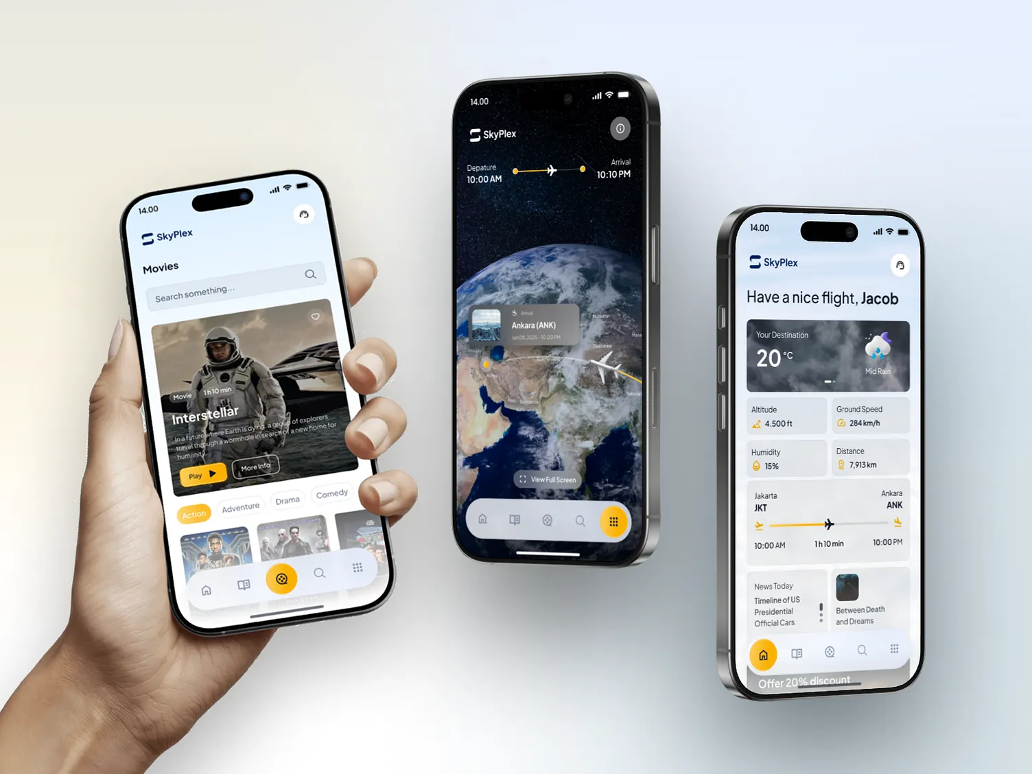 SkyPlex - Inflight Entertainment Mobile App